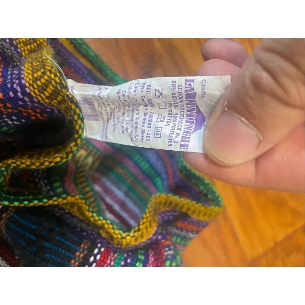 Cabo San Lucas Mexico Artesian Woven Mini Travel Backpack
